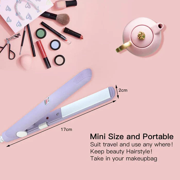 🔥 Mini Hair Straightener – Compact, Fast & Stylish Hair Styling Tool